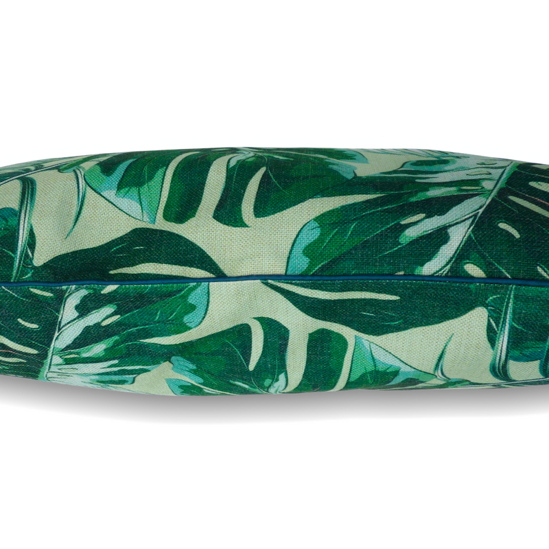 Indie Boho Cushion Pet Bed | Tropical Leaves | Peticular