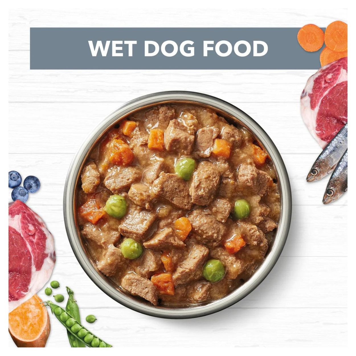 Adult Dog Wet Food | Grain Free Lamb & Sardine Stew - Peticular