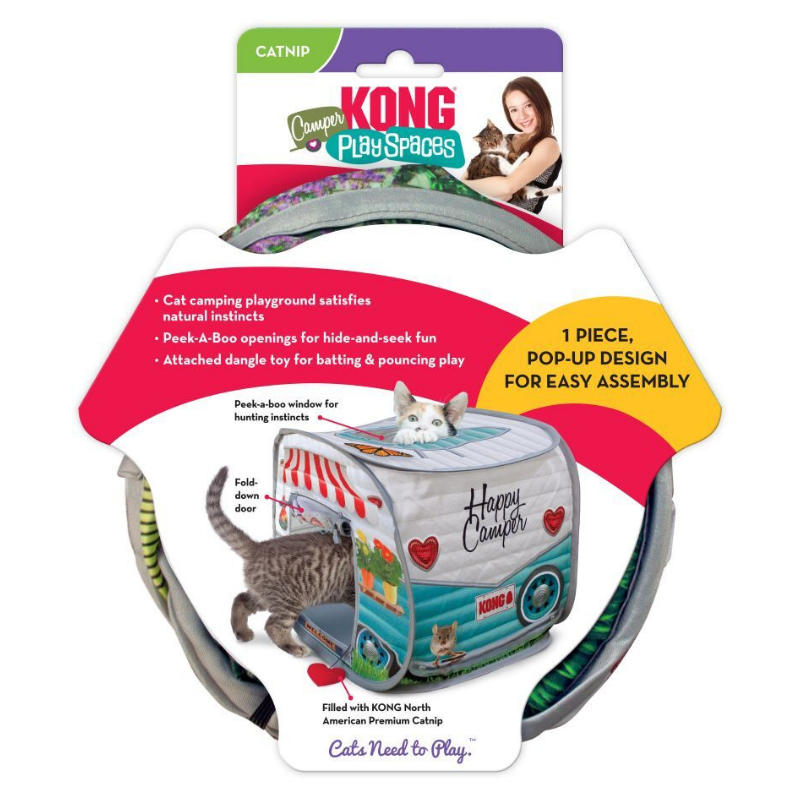KONG Play Spaces Cat House Camper – Peticular - Main Image