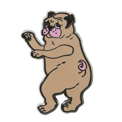 Love Thy Beast Enamel Pin | Pug | Peticular