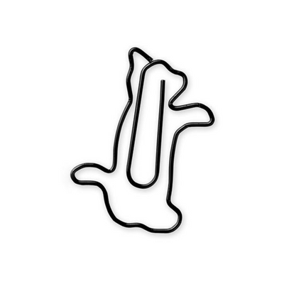 Living & Dining D-Clips Paper Clips | Cat Begging | Peticular