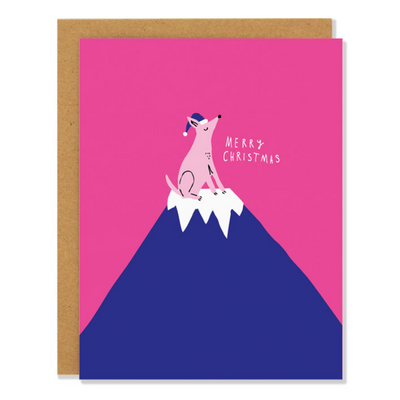 Vevoke Christmas Card | Mountain Dog | Peticular