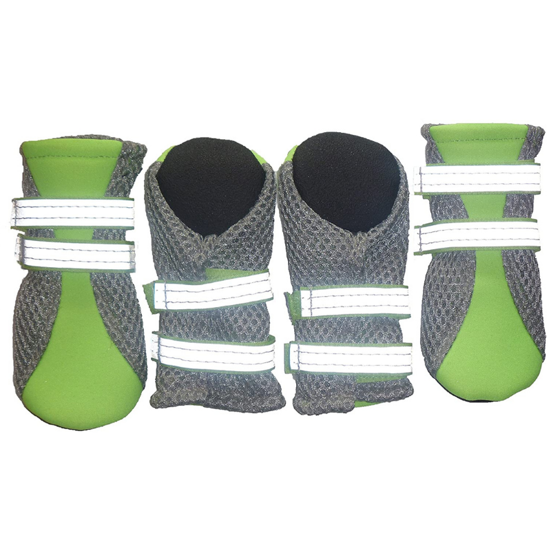 Fashion Mesh Dog Boots | Green