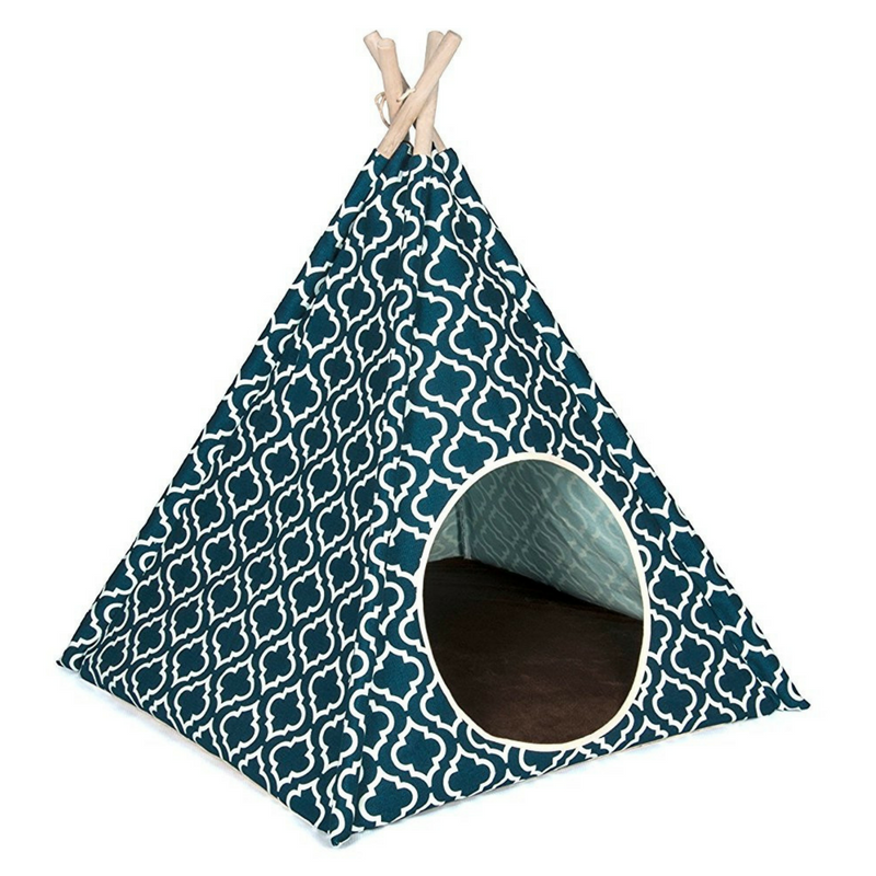 Pet Teepee Moroccan Navy Peticular