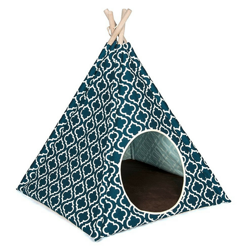 P.L.A.Y Pet Teepee | Moroccan Navy | Peticular