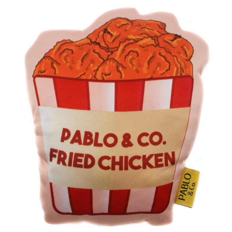 Bucket of deals chicken dog toy