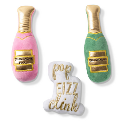Feelin Bubbly | Champagne Mini Dog Toys