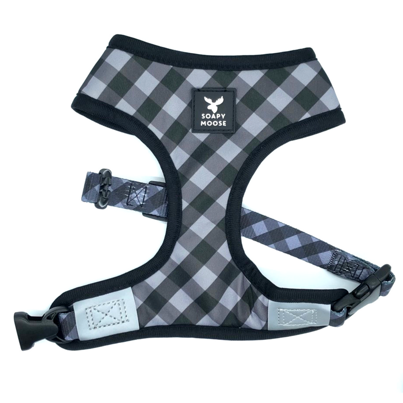 Soapy Moose Reversible Dog Harness | The Manhattan | Peticular