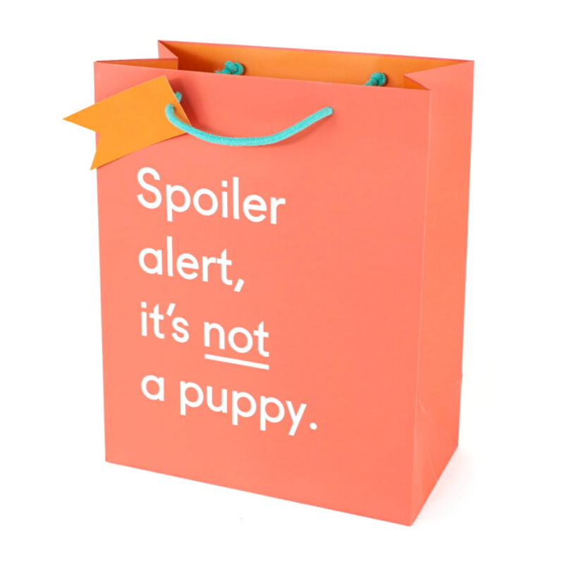 It's Not A Puppy | Large Giftbag