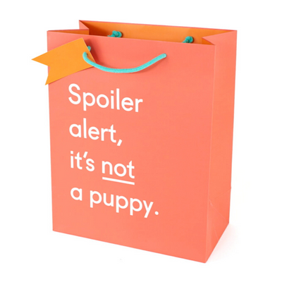It's Not A Puppy | Large Giftbag