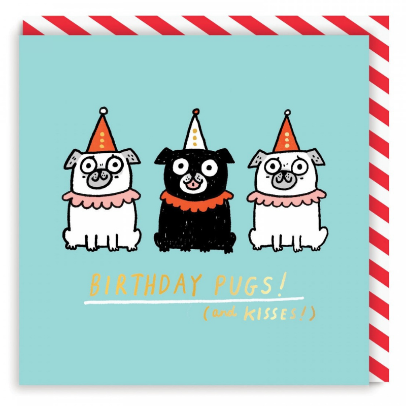Birthday Card | Birthday Pugs