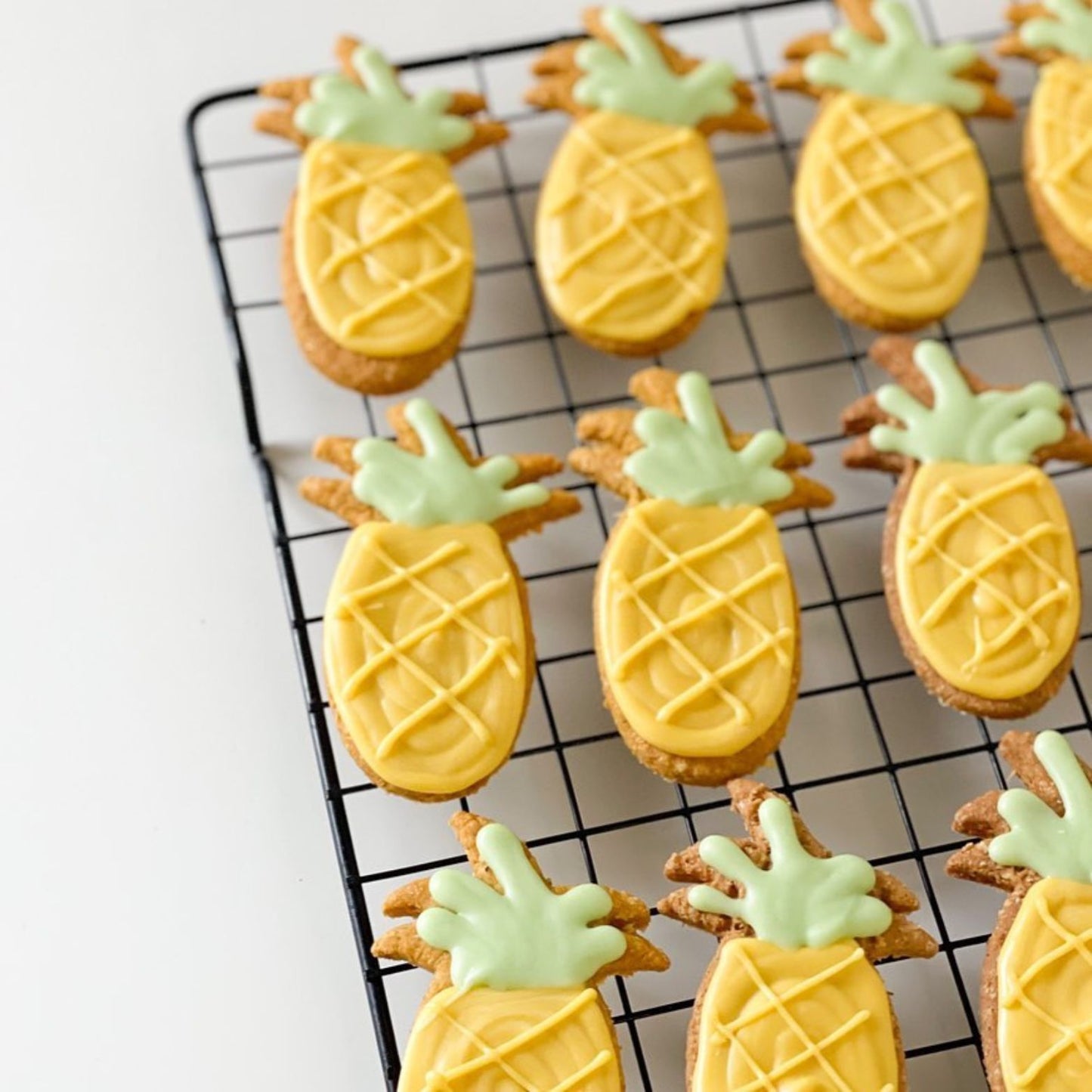 Pineapple Dog Cookie