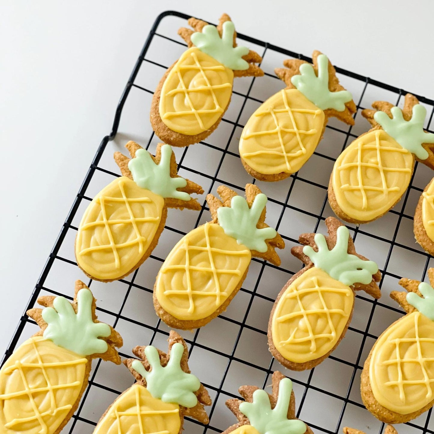 Pineapple Dog Cookie