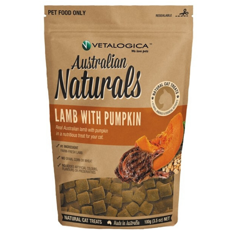 Vetalogica Australian Naturals Cat Treats | Lamb | Peticular