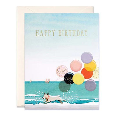 Birthday Card | Splashing Dog