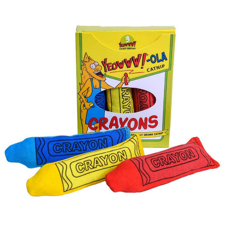 Yeowww!-ola Crayon Catnip Toys