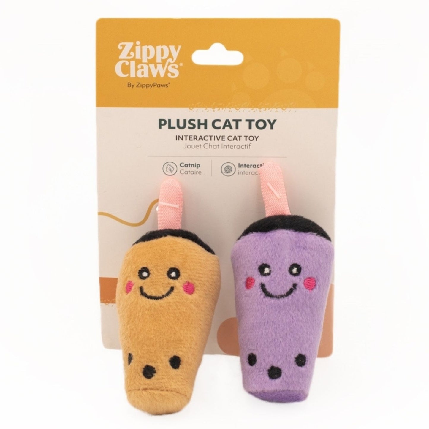NomNomz Cat Toy | Milk Tea & Taro