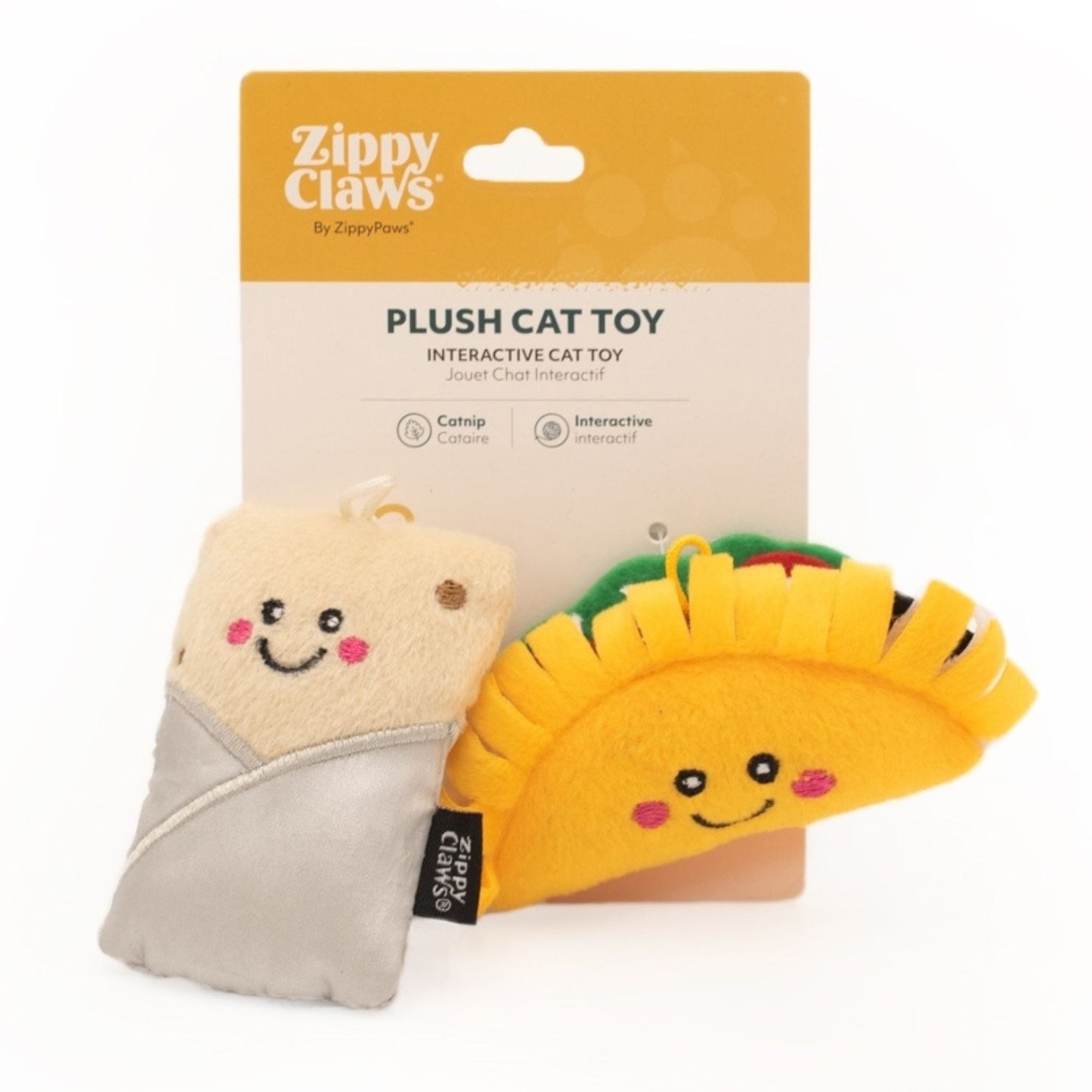 NomNomz Cat Toy | Taco & Burrito