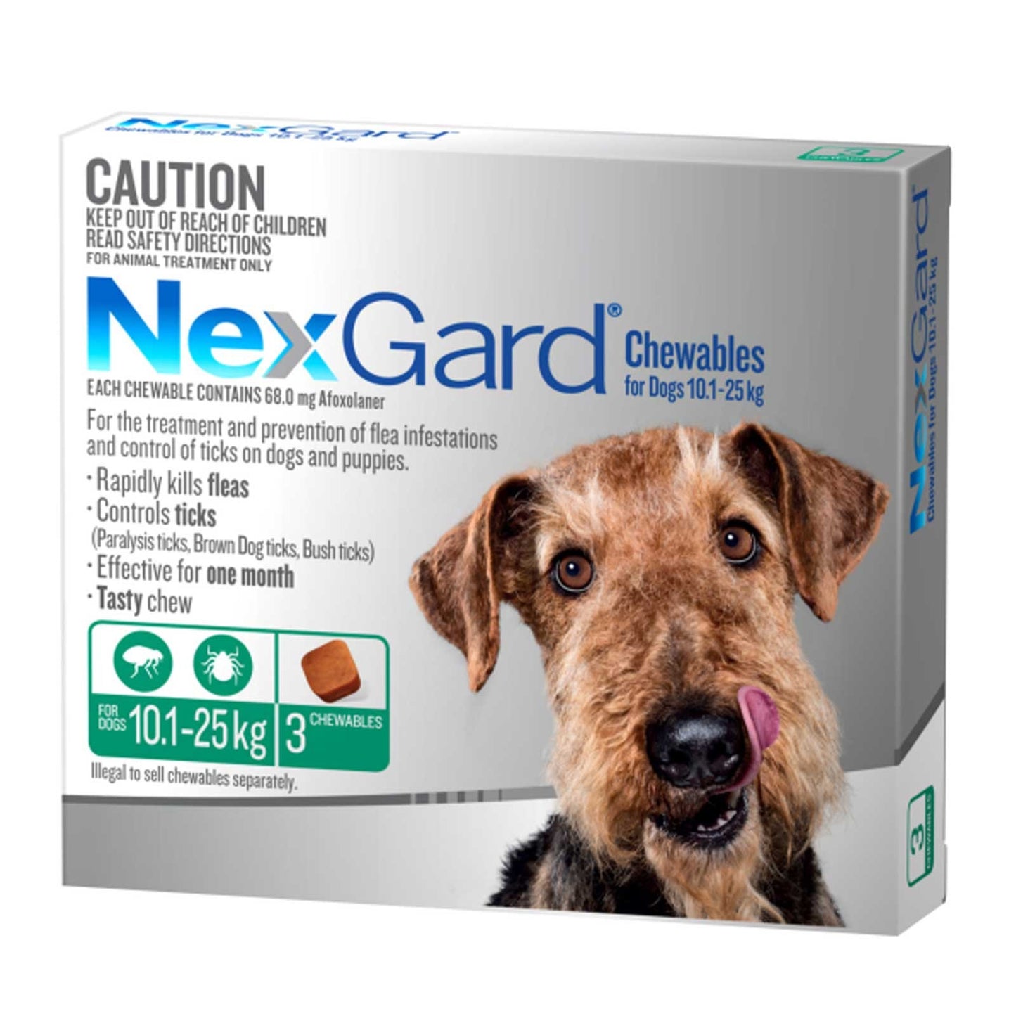 Merial NexGard Chewables | 3 Pack | Peticular