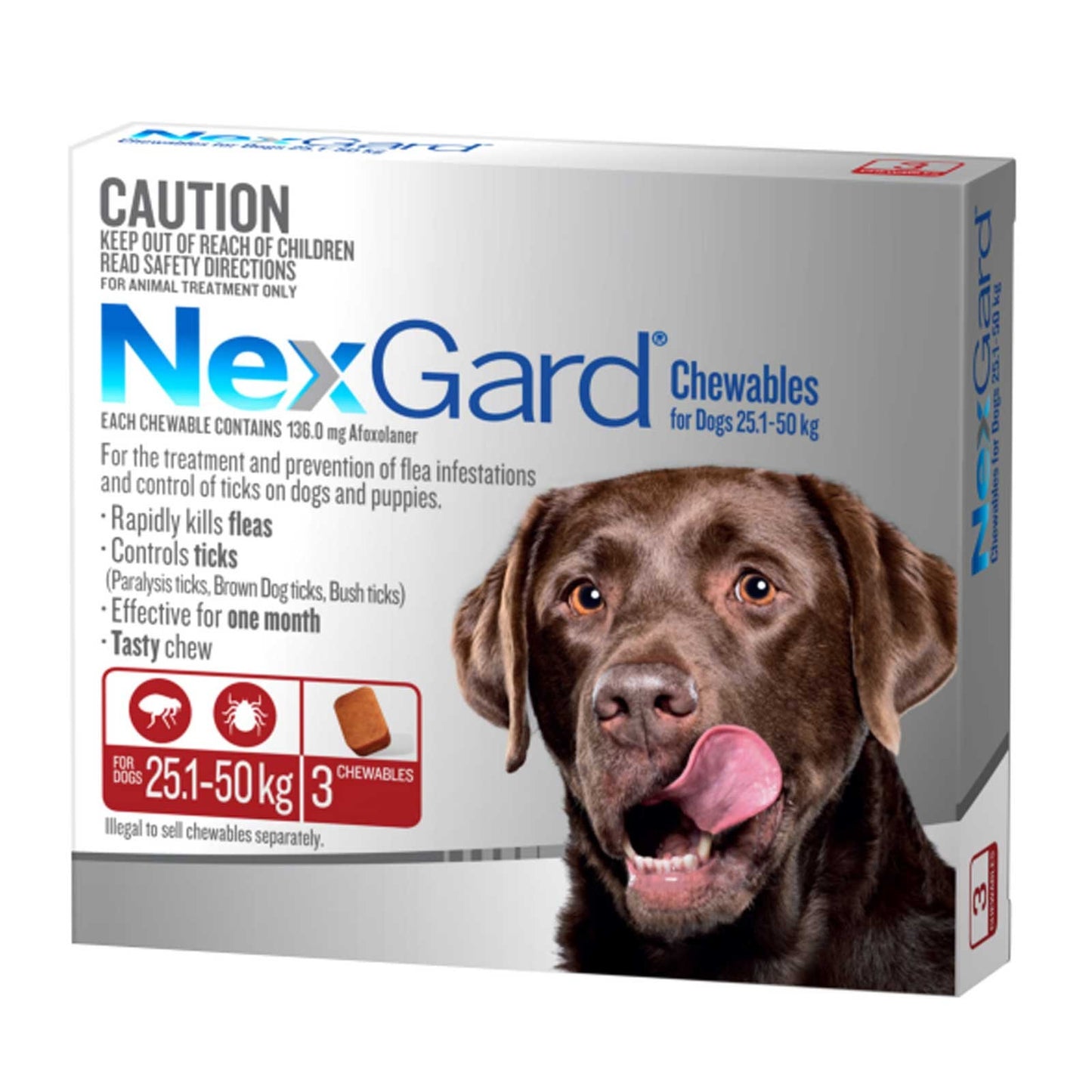 Merial NexGard Chewables | 3 Pack | Peticular
