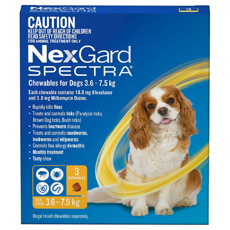 Merial NexGard Spectra Chewables | 3 Pack | Peticular