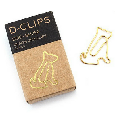 Living & Dining D-Clips Paper Clips | Shiba | Peticular