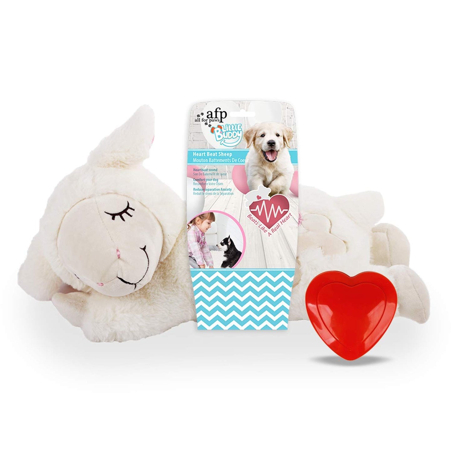 Little Buddy Heartbeat Sheep Dog Toy