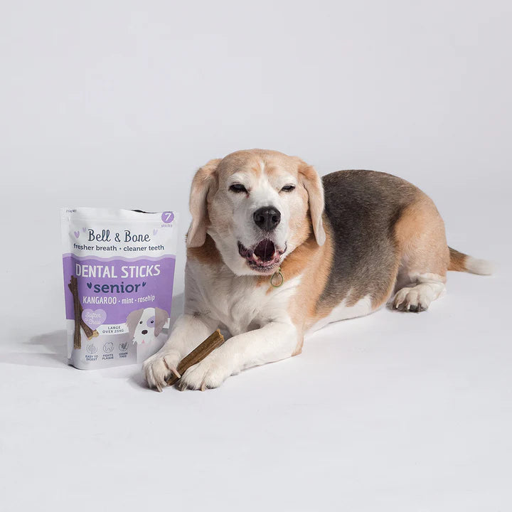Kangaroo, Mint and Rosehip Senior Dental Sticks