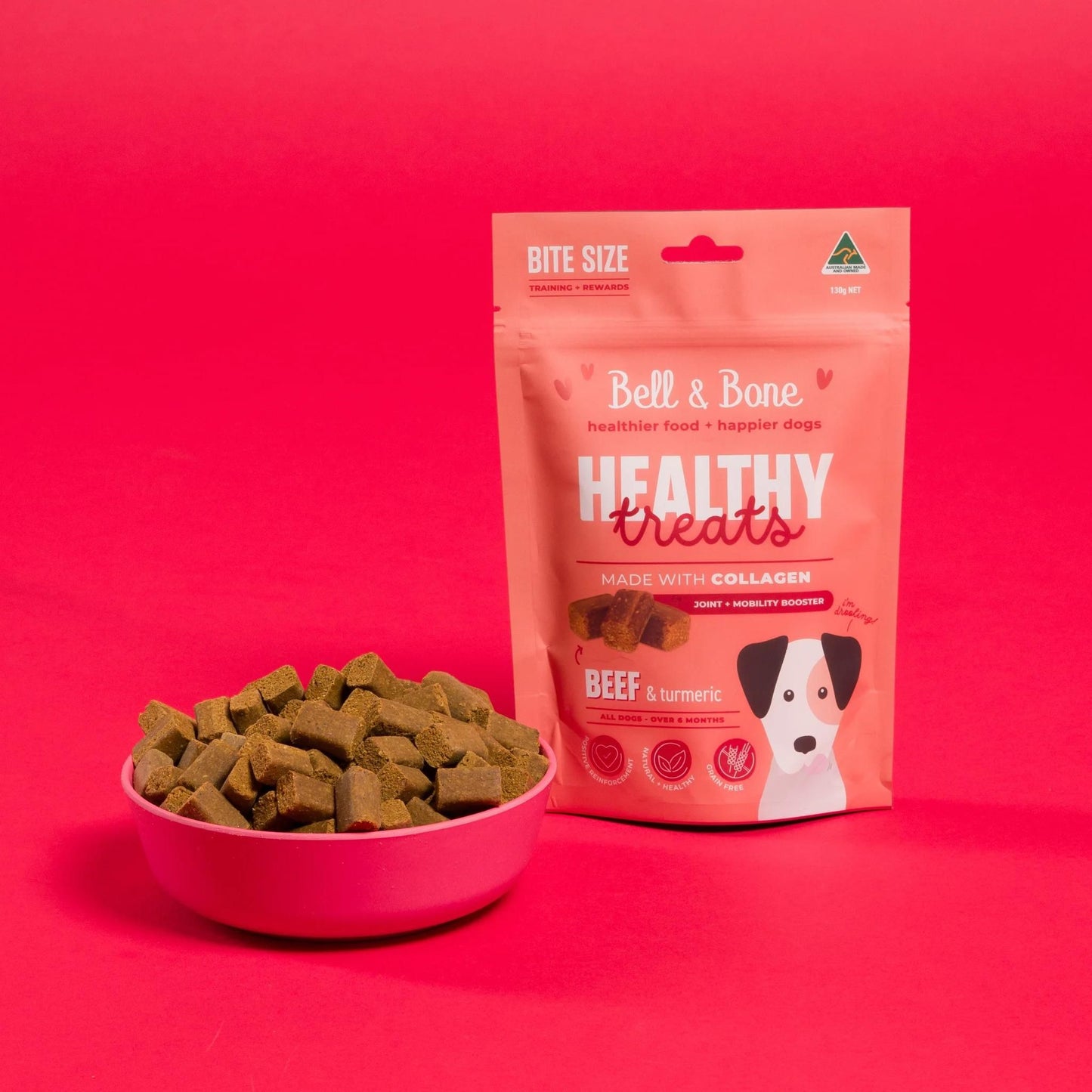Healthy Dog Treats: Joint & Mobility Booster | Beef & Turmeric