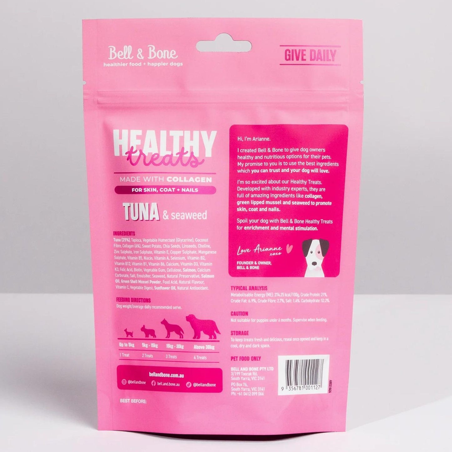 Healthy Dog Treats: Skin, Coat & Nails | Tuna & Seaweed