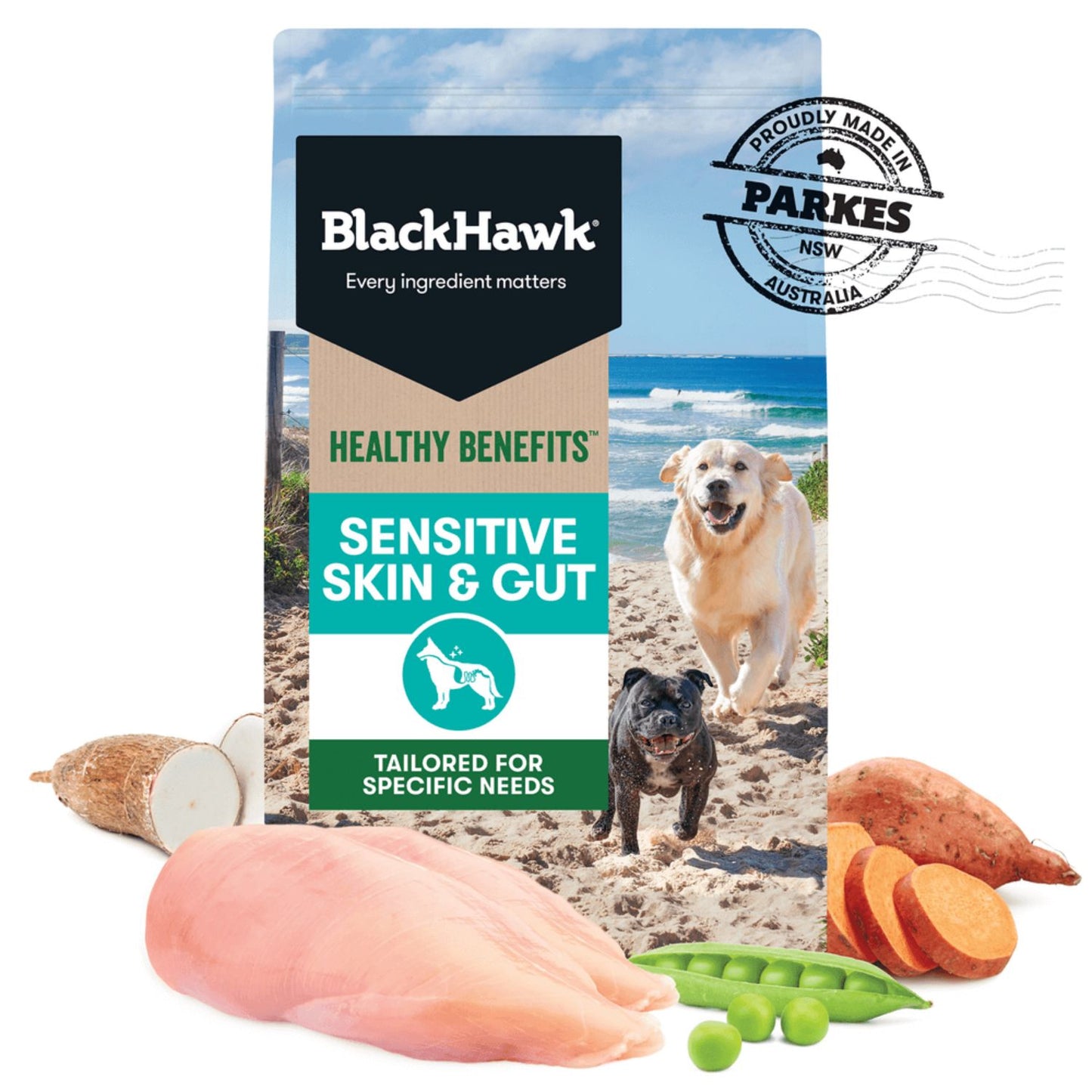 Healthy Benefits Adult Dog Food | Sensitive Skin & Gut