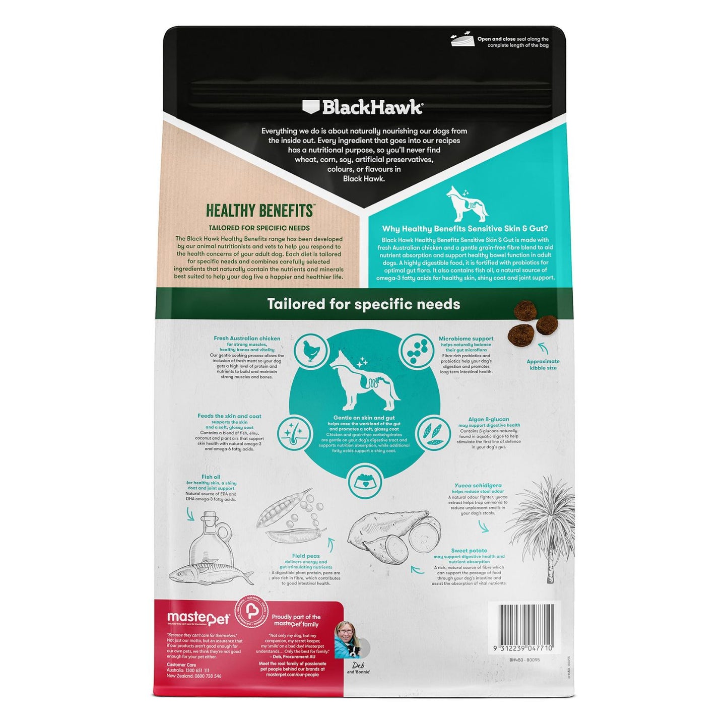 Healthy Benefits Adult Dog Food | Sensitive Skin & Gut