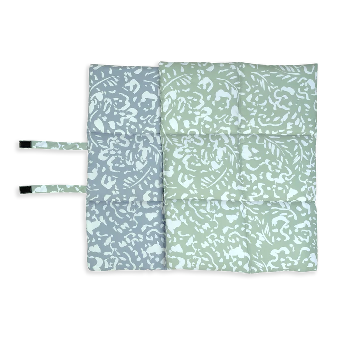 Large Travel Mat | Neutral Brushstroke's - Sage/Pebble