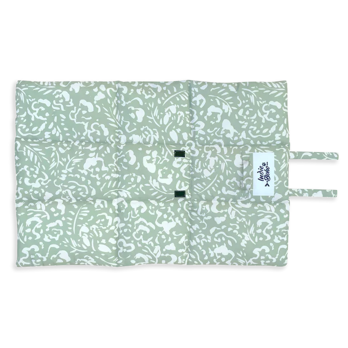 Large Travel Mat | Neutral Brushstroke's - Sage/Pebble