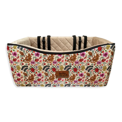Car Pet Booster Single Seat | Native Flora - Peticular