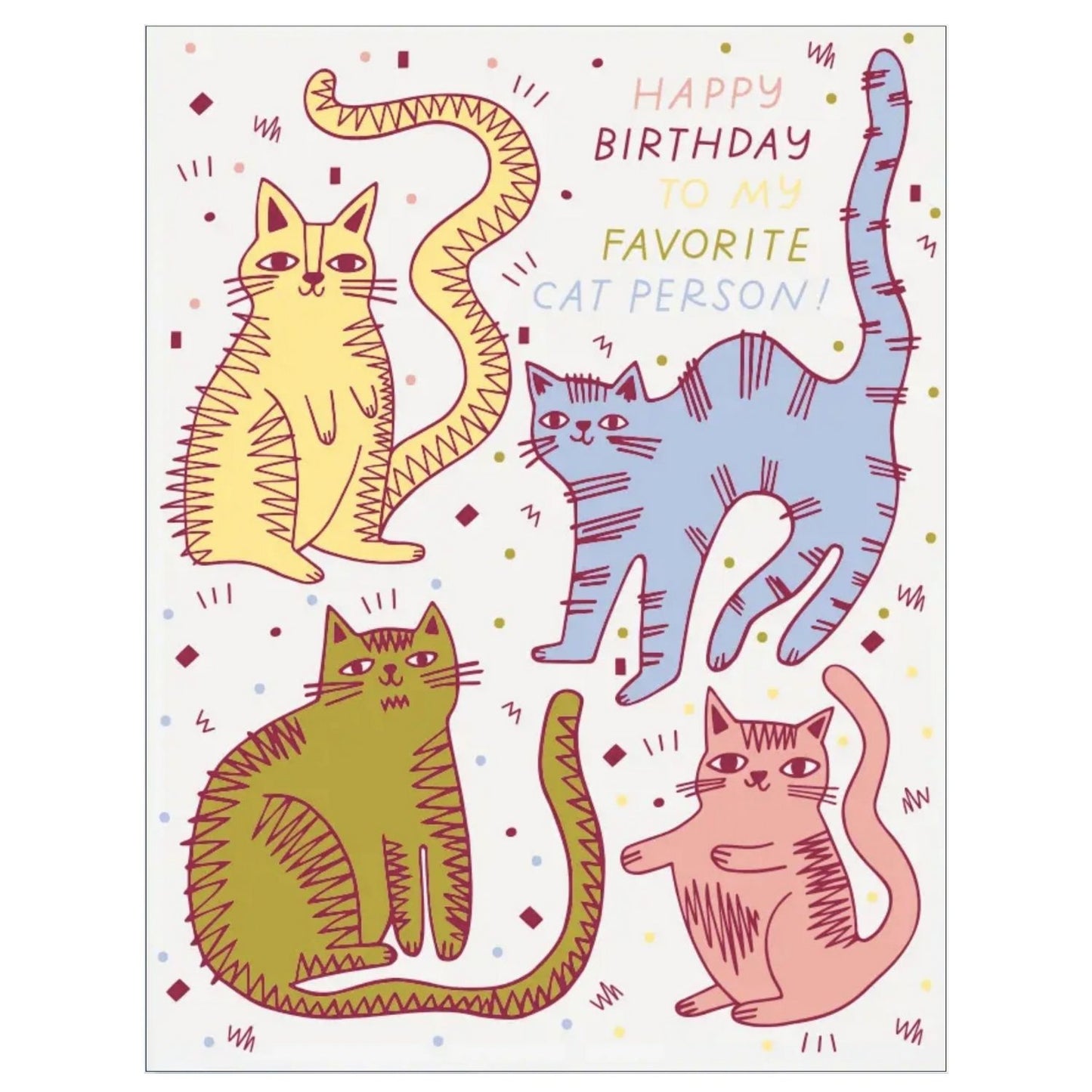 Birthday Card | Cat Person