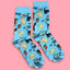 Meow Socks | Blue