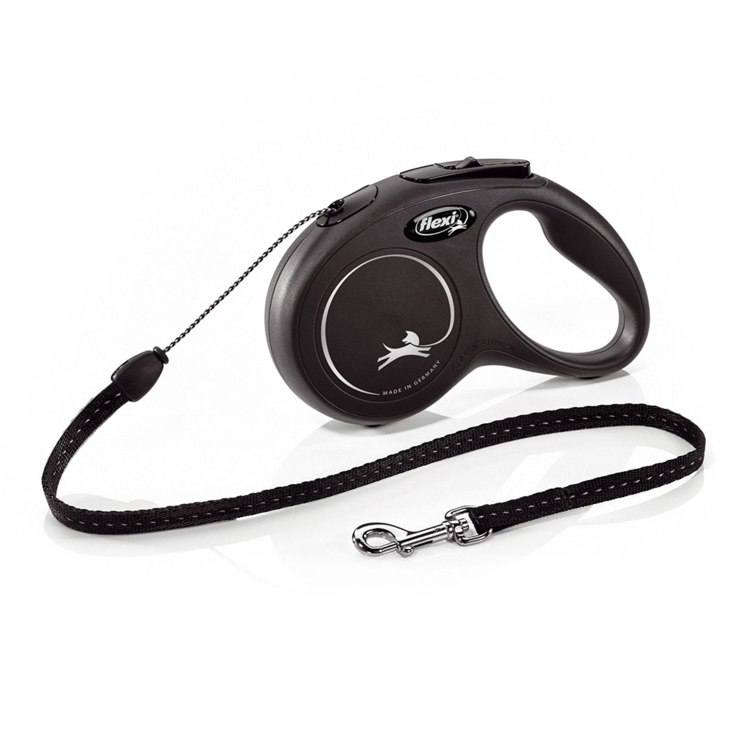 Retractable Dog Lead | New Classic Cord Black