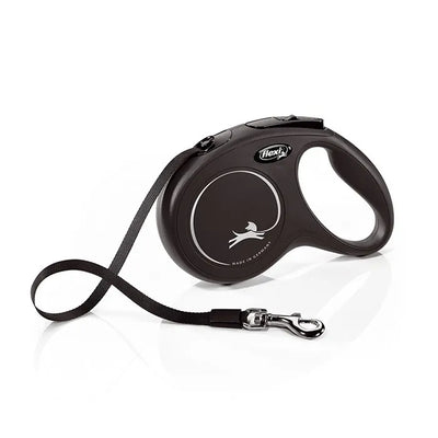 Retractable Dog Lead | New Classic Tape Black