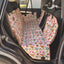 Car Hammock Back Seat Cover Native Flora - Peticular