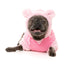 Winnie Dog Hoodie | Pink