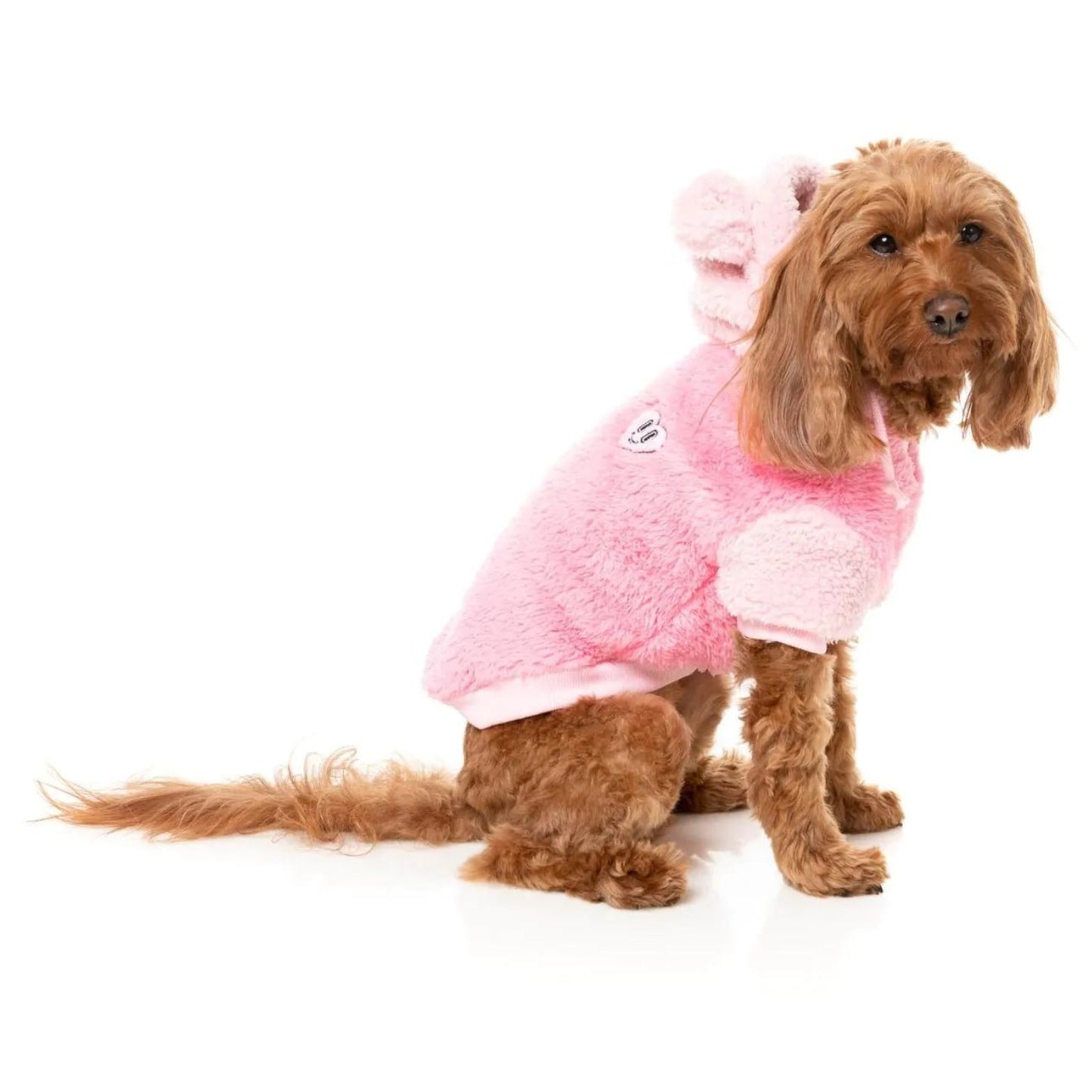 Winnie Dog Hoodie | Pink