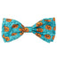 Halloween Dog Bow Tie | Jack Jack Jackie Lantern | Teal