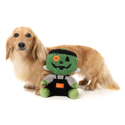 Halloween Plush Dog Toy | Jack-O Chan Frankenstein
