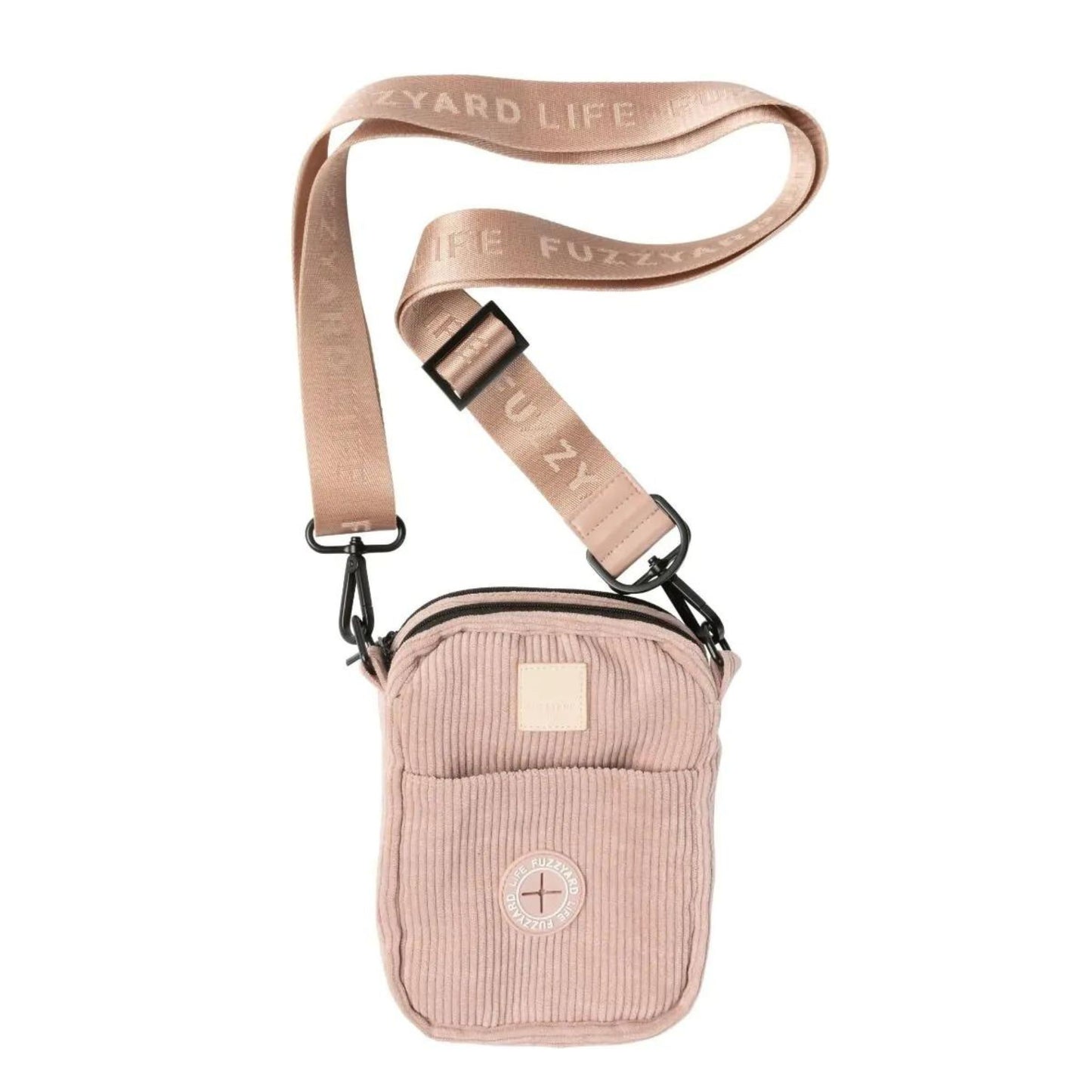 FuzzYard Life Corduroy Cross Body Bag | Soft Blush