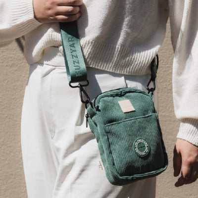 FuzzYard Life Corduroy Cross Body Bag | Myrtle Green