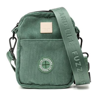 FuzzYard Life Corduroy Cross Body Bag | Myrtle Green