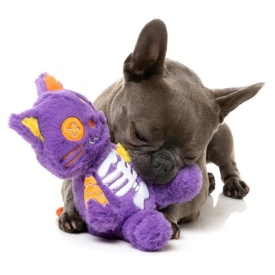 Halloween Plush Dog Toy | Hairball The Cat