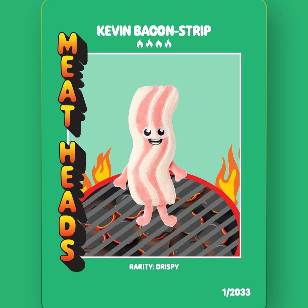 Kevin Bacon-Strip Dog Toy