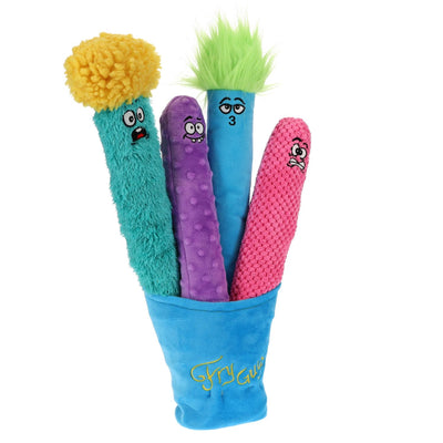 Fry Guys | 5 Piece Plush Dog Toy Set